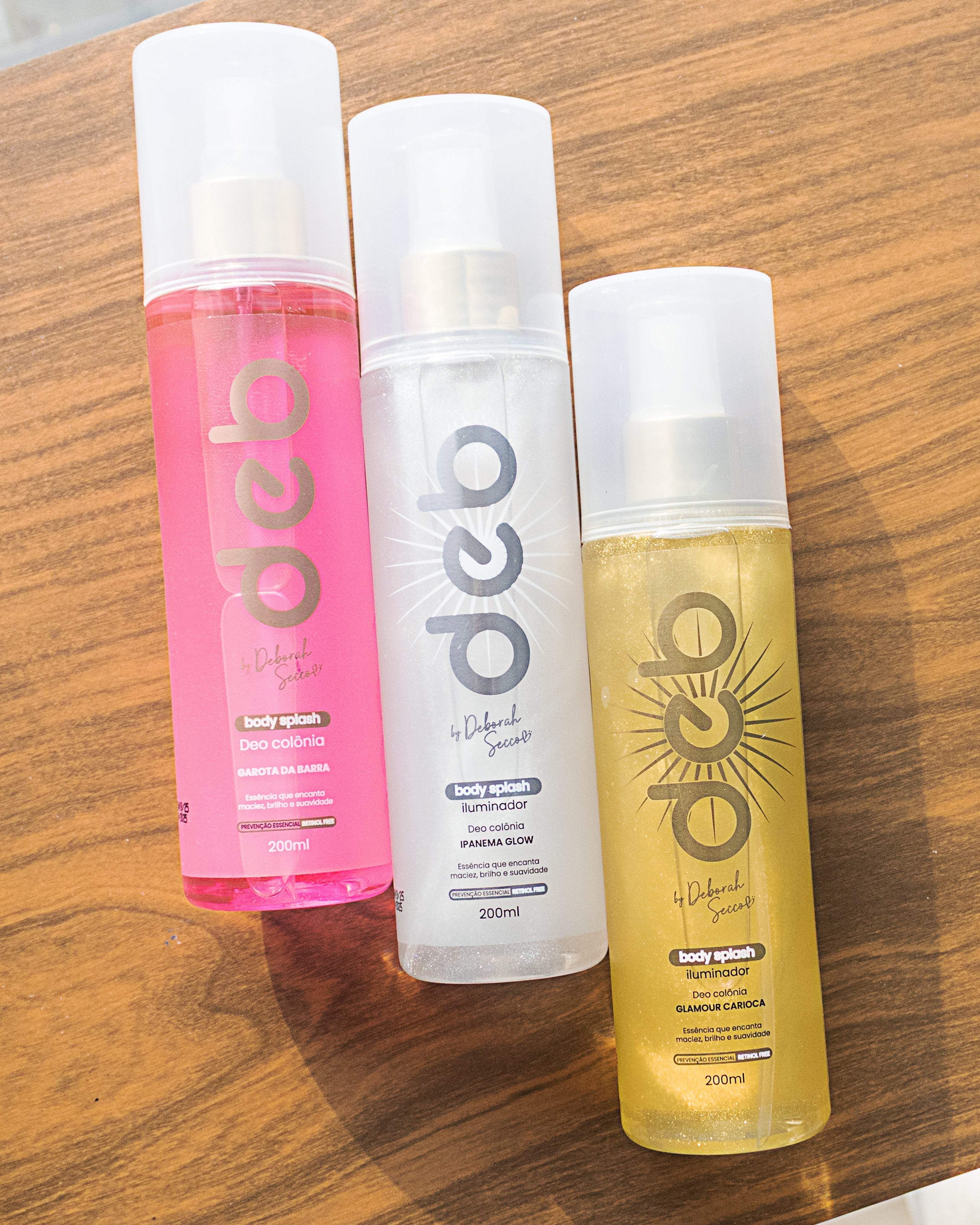 Qual Body Splash combina com você? Conheça Garota da Barra, Ipanema Glow e Glamour Carioca - Deb By Deborah Secco