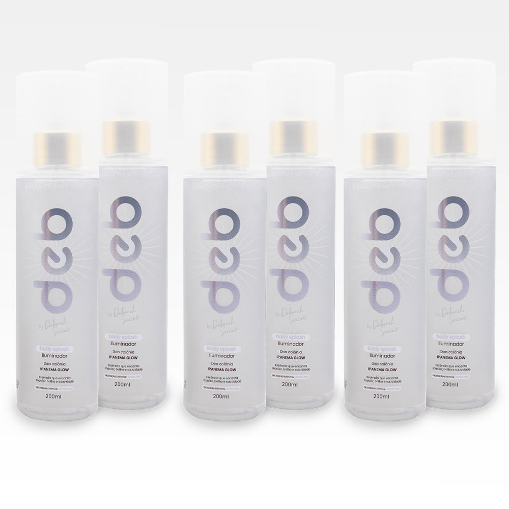 Kit 6 Body Splash Ipanema Glow