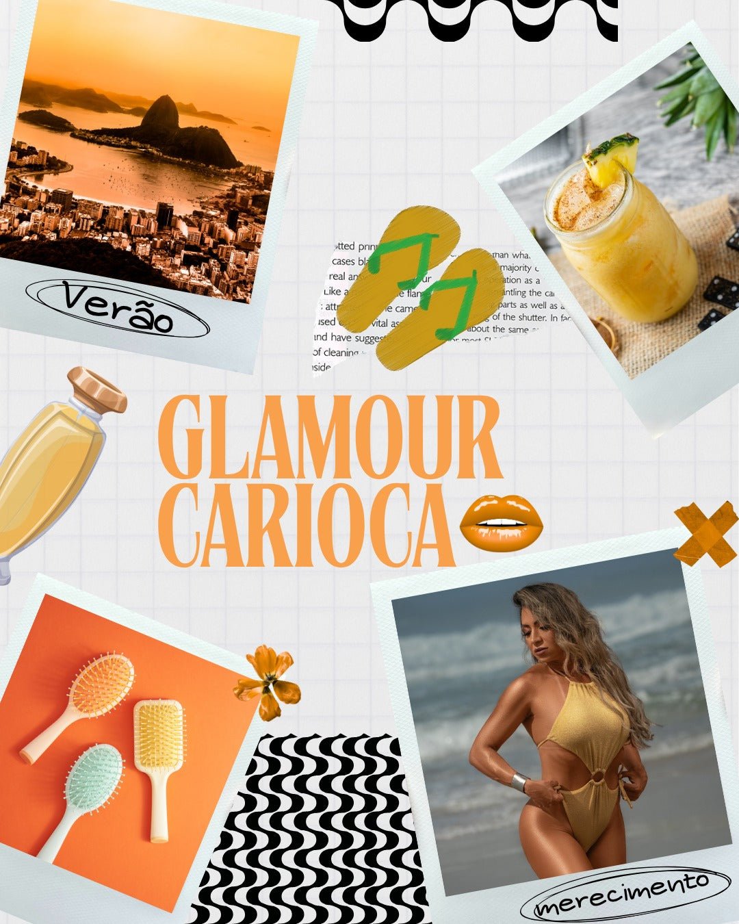 Body Splash Glamour Carioca - Deb By Deborah Secco - Body Splash