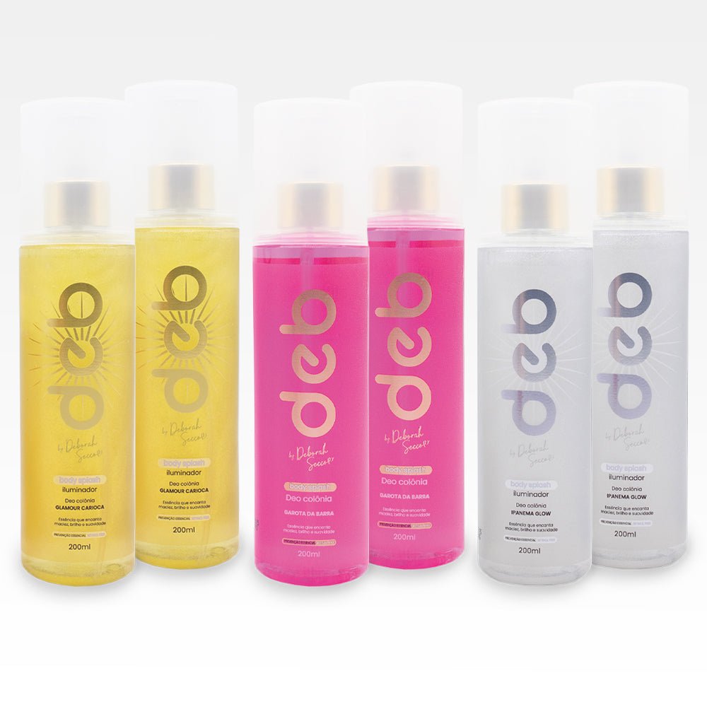 Kit 6 Body Splash - Deb By Deborah Secco - 
